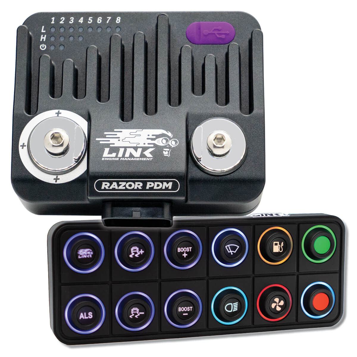 Link Razor PDM Bundle - Razor PDM + 12 Button CAN Keypad | PN 135-9500B