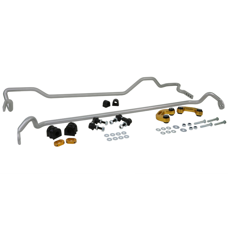 Whiteline Front and Rear Sway Bar - Vehicle Kit to Suit Subaru Impreza WRX GD Sedan | BSK005