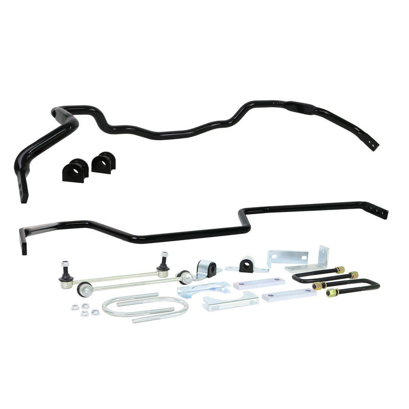 Whiteline Front and Rear Sway Bar - Vehicle Kit to Suit Toyota Hilux 2015-on 4wd | BTK011