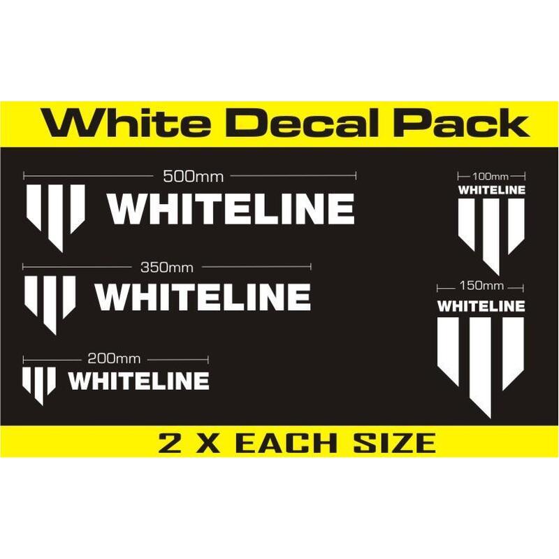 Whiteline Whiteline Decal Kits - White | KWM004
